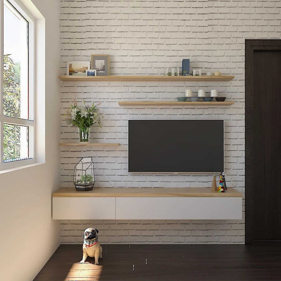 Bộ kệ tivi treo tường KTV-24